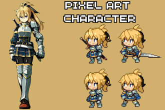 make pixel art character sprite sheet rpg fighting retro pixel art animation