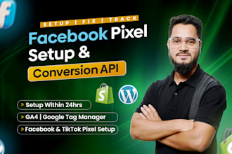 setup fix tiktok facebook pixel conversion API via GTM ga4 tracking for shopify