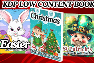 coloring book cover and ebook cover design with free mockup