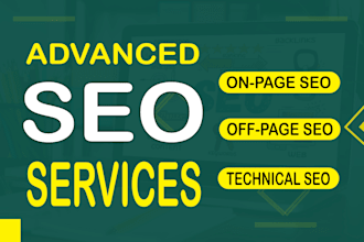 optimize technical onpage  off page SEO of wordpress shopify