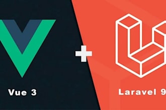 develop custom laravel and vue and nuxt web applications