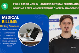 handle medical billing, payment posting, denials, and look after complete rcm
