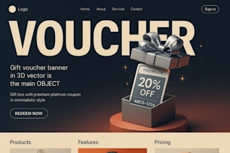 design shopify gift store gift card website product bundles gift box store