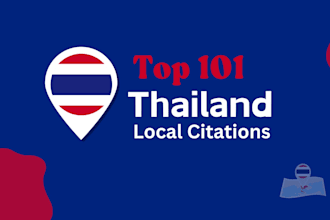 top 101 thailand local citations for thai business