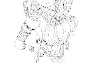 draw anime illustration, oc, fanart for you with manga or manhwa style