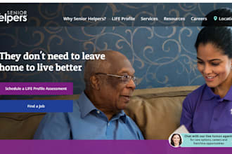 home care website medical website healthcare elderly care senior care website