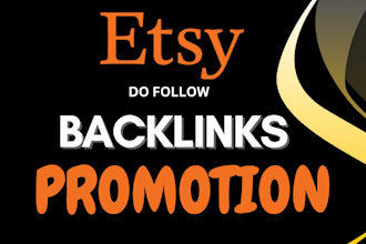 etsy shop promotion with SEO backlinks boost traffic sales