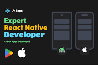 be your react native mobile app developer