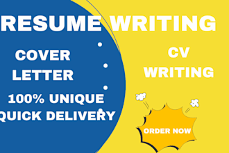 write a professional sales resume, marketing resume, accounting resume and CV