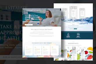 design iv hydration website, iv hydration, iv hydration therapy website