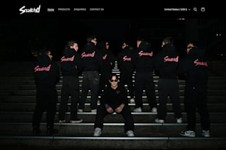 build streetwear y2k shopify website for you clothing brand