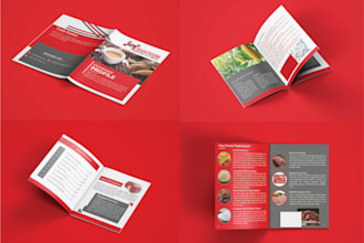 design company profile, business brochure, annual report, booklet, proposal