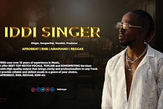 be your afrobeat, afropop songwriter