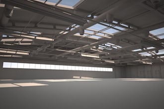 do 3d design for 3d warehouse, cgi warehouse and renovation
