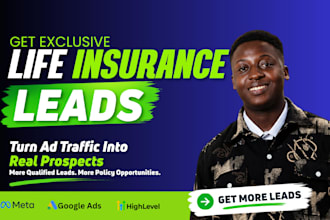 exclusive life insurance leads insurance facebook ads iul insurance landing page