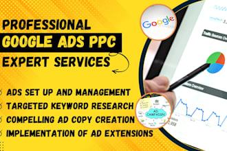 set up and manage highly profitable google ads and PPC campaigns