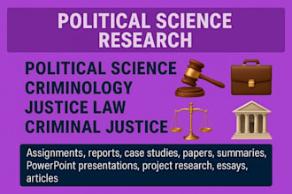 do public policy analysis, constitutional law, relations and criminal justice