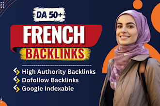 provide french link building with high da dofollow french SEO backlinks