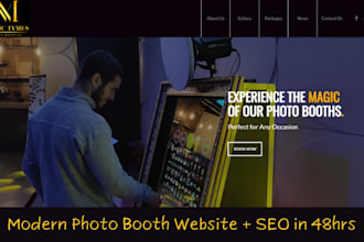 design photo booth website 360 photo booth party rental website with booking