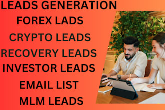 generated verified live forex recovery leads from your targeted country