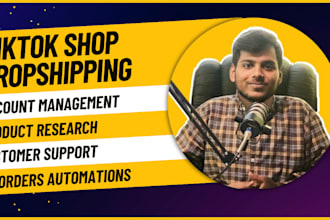 set up tik tok shop dropshipping with product research, listing, and automation