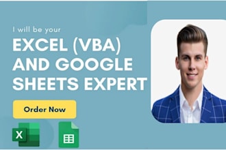 be your google sheet, form, excel , app script and vba expert