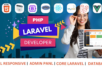 develop your web application with laravel, vue,  inertia