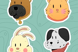 draw your pet into a cute kawaii character