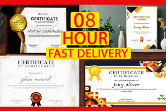 design a professional diploma ,custom certificate , certificate design