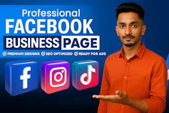 create and setup facebook business page