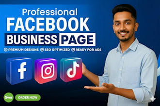 create and setup facebook business page