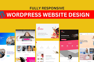create affordable custom wordpress website design with SEO