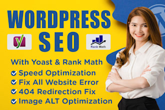 optimize your wordpress onpage SEO with yoast or rankmath