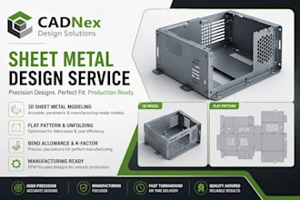 provide sheet metal design and weldments services