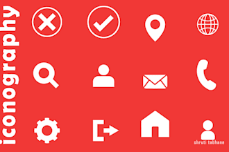 design custom icons, iconography, infographic