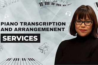 do on point piano transcription with sheet music for any piece