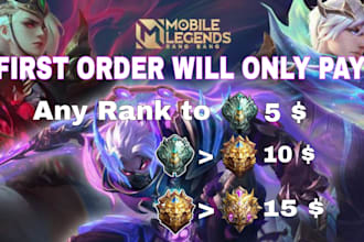 pilot and push your mobile legends rank