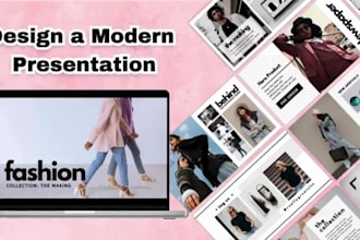 design a modern canva presentation