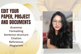 critically review your papers and projects for publication