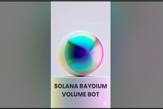 develop holder bot token volume bot solana pumpfun bot trading bot raydium bot