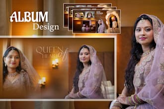 do professional photo book and wedding album design