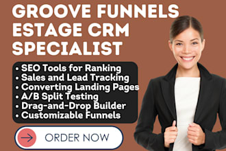 setup funnelish drop funnels groovekart estage groovepages groovemail groovecrm