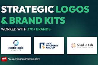 design a premium business logo and full brand identity kit