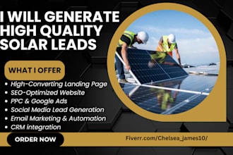 generate high converting solar leads roofing leads solar appointment leads