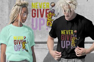 create stunning t shirt designs or merchandise with custom illustrations