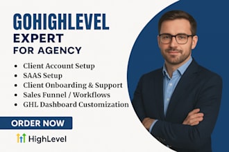 manage your gohighlevel agency account, do gohighlevel funnel, a2p 10dlc, ghl va