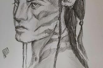 draw any pencil sketch for you