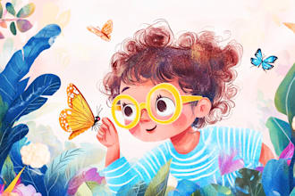 children story book illustration children story book illustration