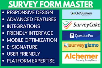 setup surveygizmo sogosurvey questionpro survey cake