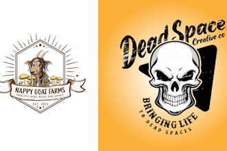 do custom unique vintage illustration for your t shirts design